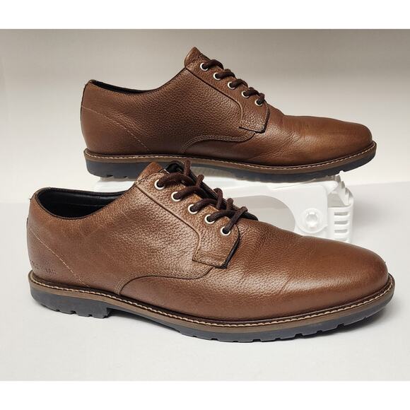 COLE HAAN Men's Memory Flex Oxford Cap Toe Browm Dress Shoes Size 11M - Picture 2 of 7